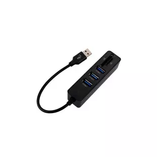 Adaptador Usb Hub Extensor X Usb 5 Em 1 Hub51sd-V2 Elg - 1