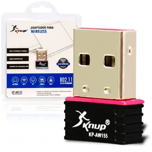 Adaptador Wireless Usb 2.0 150Mbps Kp-Aw155 Knup - 1