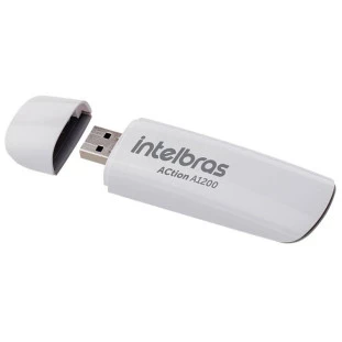 Adaptador Wireless Usb 3.0 Dual Band Action A1200 Intelbras - 1