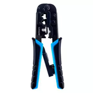 Alicate Para Crimpar E Corte Rj11 Rj12 Rj45 Acr300 Exbom - 1