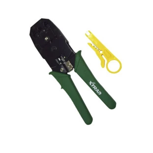 Alicate Para Crimpar E Corte Rj11 Rj12 Rj45 Al0001Xt Xtrad - 1