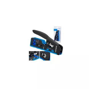 Alicate Para Crimpar E Corte Rj11 Rj45 Cat5e Cat6 Cat7 Ez Exbom - 1