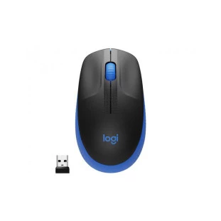 Mouse Sem Fio Optico M190 Preto/Azul Logitech - 2
