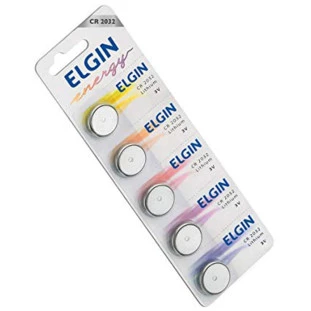 BATERIA** 3V CR2032 LITIO 82193 (UNIDADE) ELGIN - 1
