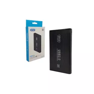 Case Externa Para Hd 2.5" Usb 2.0 Preto Kp-Hd001/B Knup - 1