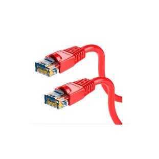 Cabo Patch Cord Cat6 2,5 Metros T568A/B Vermelho Multilan 35129069 Furukawa - 1