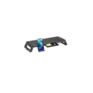 Base Para Monitor Com Suporte Para Celular Bm-100Bk C3tech - 1