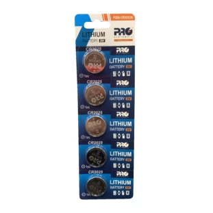 Bateria 3V Litio Cr2025 Pqba-Cr2025 Unidade Proeletronic - 1