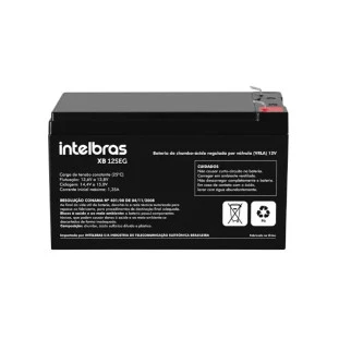 Bateria Para Sistema De Seguranca Vrla 12V Xb 12Seg Intelbras - 1