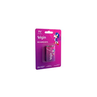 Bateria Recarregavel 9V 250Mah 82215 Elgin - 1