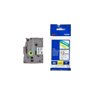 Fita Para Rotuladora Tze-231 12Mm Preto/Branco Brother - 1
