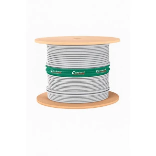 Cabo Coaxial 4Mm 75Ohms Master Nu Cftv (Caixa Com 100 Metros) Dupla Blindagem Branco - 1