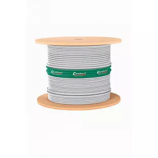 Cabo Coaxial 4Mm 75Ohms Master Nu Cftv (Caixa Com 100 Metros) Dupla Blindagem Branco - 1