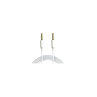 Cabo De Audio Estereo P2 1.8 Metros Branco Br Cabos - 1