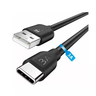 Cabo De Carregamento Usb-A M X Usb-C M 2,1A 1 Metro Preto Cab251 1Hora - 1