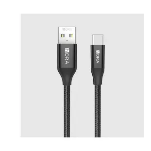 Cabo De Carregamento Usb 2.0 X Usb-C 2.4a 1 Metro Cab249 1Hora - 1