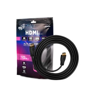 Cabo Hdmi X Hdmi 10,0 Metros 3D 4K Uhd 4K Hd4K100 Elg - 1