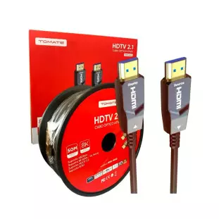 Cabo Hdmi X Hdmi 50 Metros 2.1 8K Ultrahd Mhd-8450 Tomate - 1