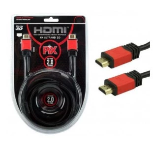 Cabo Hdmi X Hdmi 5,0 Metros 2.0 4K Hdr 19 Pinos 018-2225 Pix - 1
