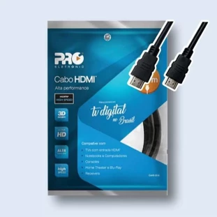 Cabo Hdmi X Hdmi 5,0 Metros 2.0 4K Ultrahd Cahd-2050 Proeletronic - 1