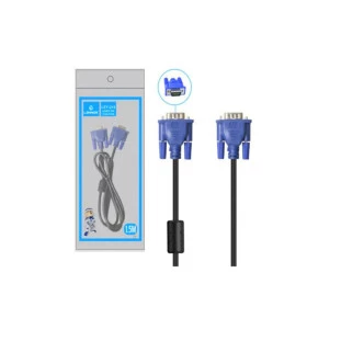 Cabo Para Monitor Vga M X Vga M 1,50 Metros Com Filtro Ley-215 Lehmox - 1