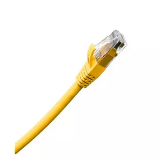 Cabo Patch Cord Cat6 0,5 Metros Amarelo Lszh Intelbras - 1