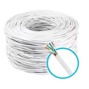 Cabo Rede Utp 4P Cat5E 23Awgx4P Cmx Branco (Pino Com 100 Metros) Copperlan - 1
