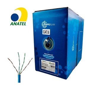 Cabo Rede Utp 4P Cat6 23Awgx4P Cinza (Caixa Com 305 Metros) Copperlan - 1