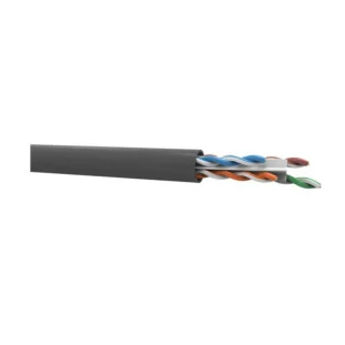 Cabo Rede Utp 4P Cat6 23Awgx4P Cmx Preto (Pino Com 150 Metros) Copperlan - 1