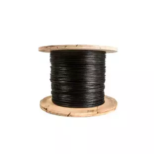 Cabo Rede Utp 4P Cat6 4x23 Externo Blindado Preto 100% Cobre (Pino Com 100 Metros) Cabomix - 1