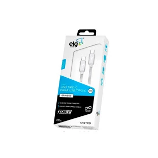 Cabo Usb-C X Usb-C 1m Nylon Prata Tc2tcbs Elg - 1