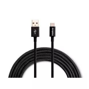 Cabo Usb M X Usb Tipo-C M 1.5m Nylon Preto Euac 15Np Intelbras - 1