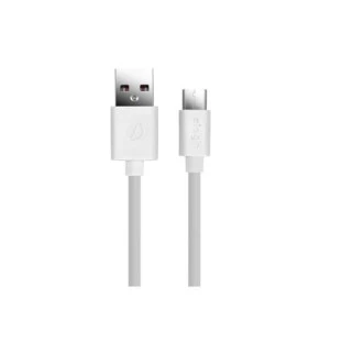 Cabo Usb X Usb Tipo-C Emborrachado 1M Branco Ce03 Elogin - 1