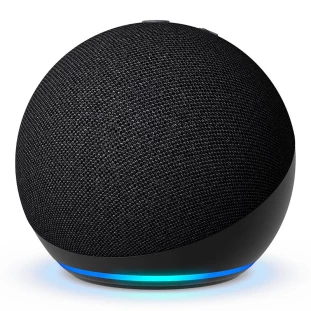 Caixa De Som Alexa Echo Dot 5 Ger Display Integrado Preta Amazon - 1