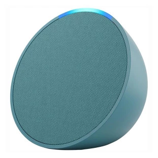 Caixa De Som Alexa Echo Pop Azul Amazon - 1