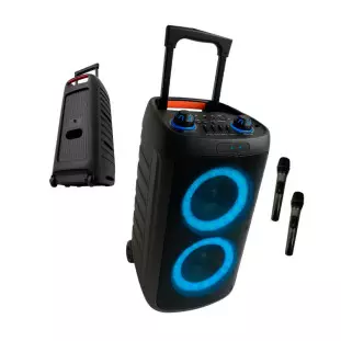 Caixa De Som Com Microfone Bluetooth Heruz 2000 Amby - 1