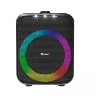 Caixa De Som Portatil Black Box Led 380W Bluetooth Rms-Csp 1319 Sumay - 1