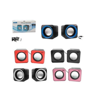 Caixa De Som Usb 2.0 3W Rms 70Db Kp-609 Cores Cx0257kp Knup - 1