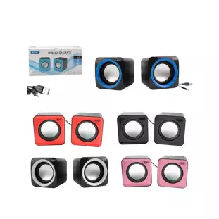 Caixa De Som Usb 2.0 3W Rms 70Db Kp-609 Cores Gt Cx0257Kp Knup - 1