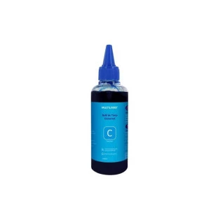 Refil Tinta 100Ml Ciano Compativel Para Impressoras Epson/Hp/Canon Rf018 Multilaser - 1