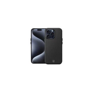 Capa Couro Para Iphone 15 Pro Max Magsafe Preta Gs-10086 Gshield - 1