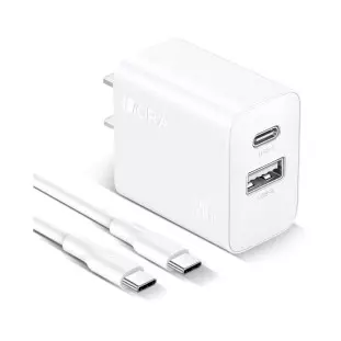 Carregador 2 Portas 20W + Cabo Tipo C Gar162 1Hora - 1