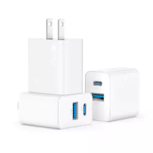 Carregador 2 Portas 20W Usb + Tipo C Gar161 1Hora - 1