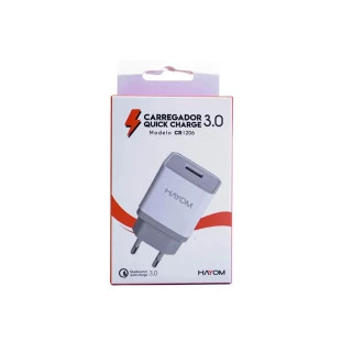Carregador De Tomada Usb Quick Charge 3.0 Cr1206 Hayom - 1