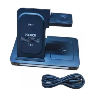 Carregador Por Inducao Tipo-C 3 Em 1 Knc9097 Kaidi - 1