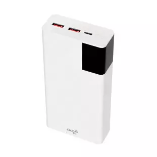 Carregador Portatil Massive Power Bank 20.000 Mah Branco Pb304 Oex - 1