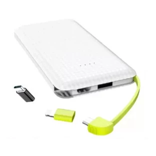 Carregador Portatil Power Bank 10000 Mah Branco Kaidi - 1