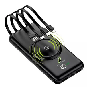 Carregador Portatil Power Bank 20.000 Mah Com Inducao Preto Xc-Bank-22 X-Cell - 1