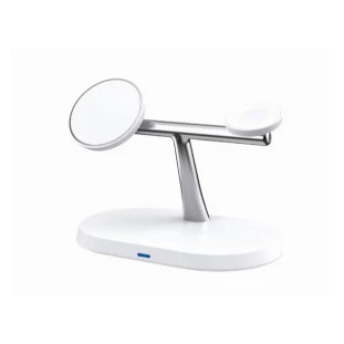Carregador Sem Fio Deck 3 em 1 Branco Cw105 Oex - 1