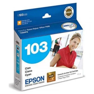 Cartucho De Tinta 103 Compativel Com O Original Ciano T103220 Canal Eco - 1